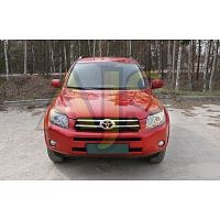 Toyota Rav4 2006—2010 Накладки на передние фары (реснички) комплект 2шт