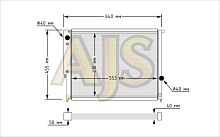Радиатор алюминиевый BMW E36 3 series 91-00 40 мм AT AJS