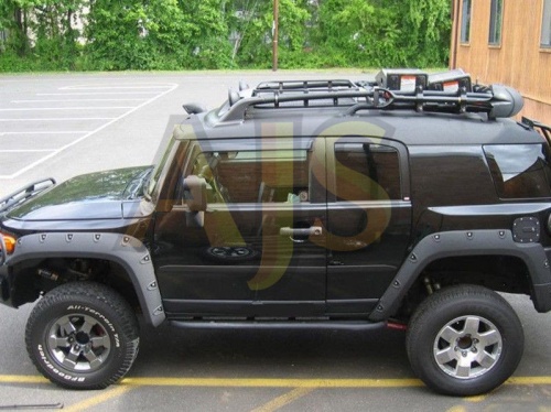 Расширители колесных арок Toyota FJ Cruiser 2007-2015 глянец фото 5