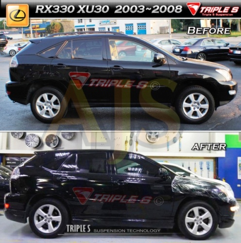 Triple S пружины под занижение Lexus RX330 XU30