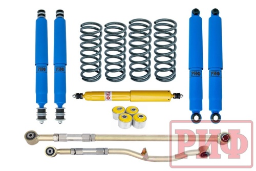 Лифт-комплект РИФ арктический Nissan Patrol Y60 и Y61 до 2000 года лифт 50 мм (левый руль) жесткий