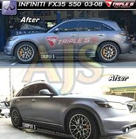 Triple S пружины под занижение Nissan Infiniti FX35 04-08