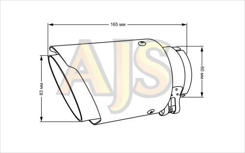 Насадка на глушитель Akrapovic style с карбоном 60мм, 89мм. фото 5