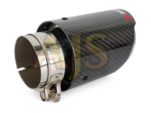 Насадка на глушитель Akrapovic style с карбоном 60мм, 89мм. фото 3