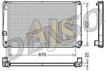 Радиатор двигателя Denso Toyota Rav 4 A30, A40 05-19 MT