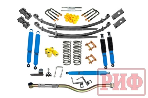 Лифт-комплект РИФ арктический УАЗ Патриот 2019+ лифт 30 мм мягкий