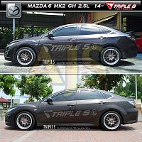 Triple S пружины под занижение MAZDA 6 MK2 GH 2.5 (08-13)