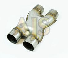 Переходник выхлопных систем Magnaflow style (X-pipe) 63мм