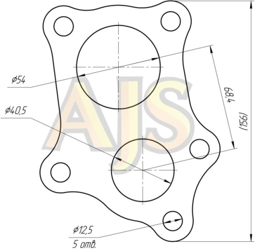 Taiko Фланец под сток турбину Toyota 1JZGTE VVTI OEM 1729188410 на выпуск