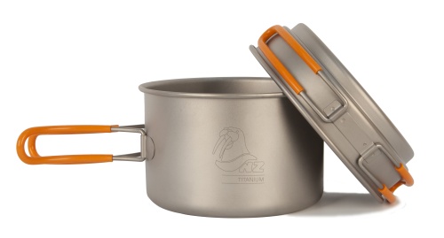 Кастрюля с крышкой 800 мл Kovea NZ Titanium Cookware 800 мл. фото 2