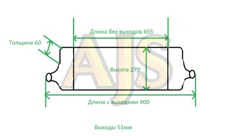 Интеркулер Ford Focus ST255 2.5l 2007-2010 MK2 фото 2