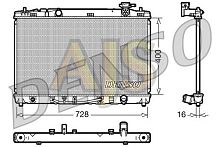 Радиатор двигателя Denso Toyota Camry XV40 2AZFE 06-11