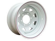 Диск колесный стальной штампованный ORW 15W, 6x139.7, 16x8, ET0, ЦО 110, белый